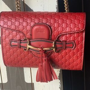 Gucci  red crossbody